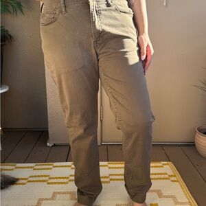 Lucky Brand Khaki Straight-Leg Pants